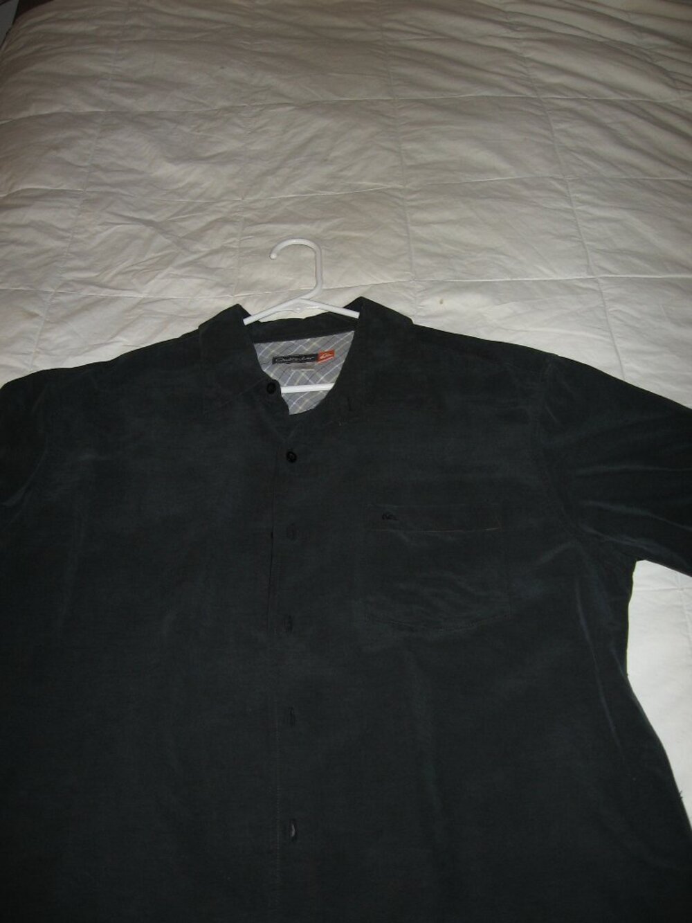 Jet Black Casual Dress Shirt